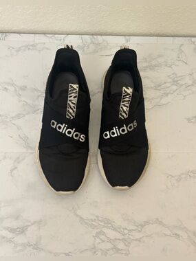 Adidas Cloudfoam HWI 28Y001 Women’s Sz 8 Sneaker Shoes Lace Up Black